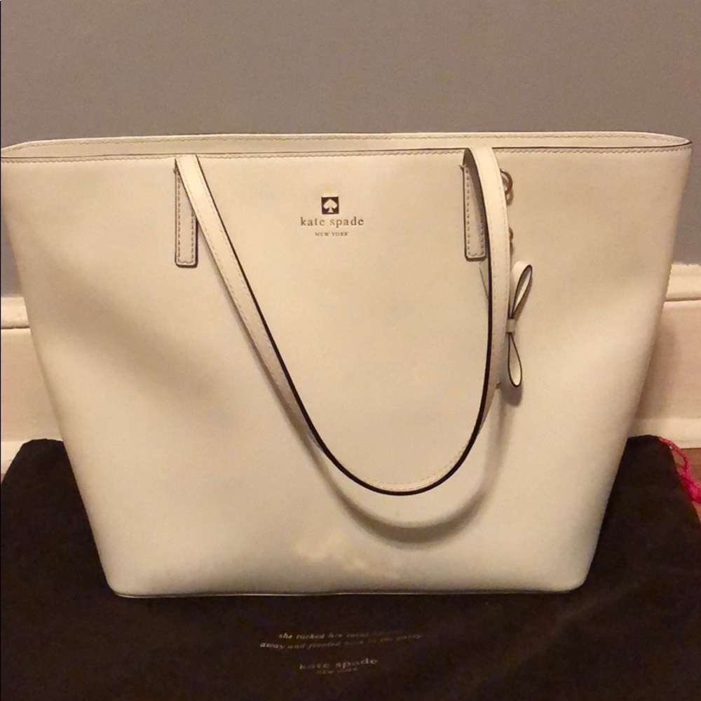 Kate Spade White Tote